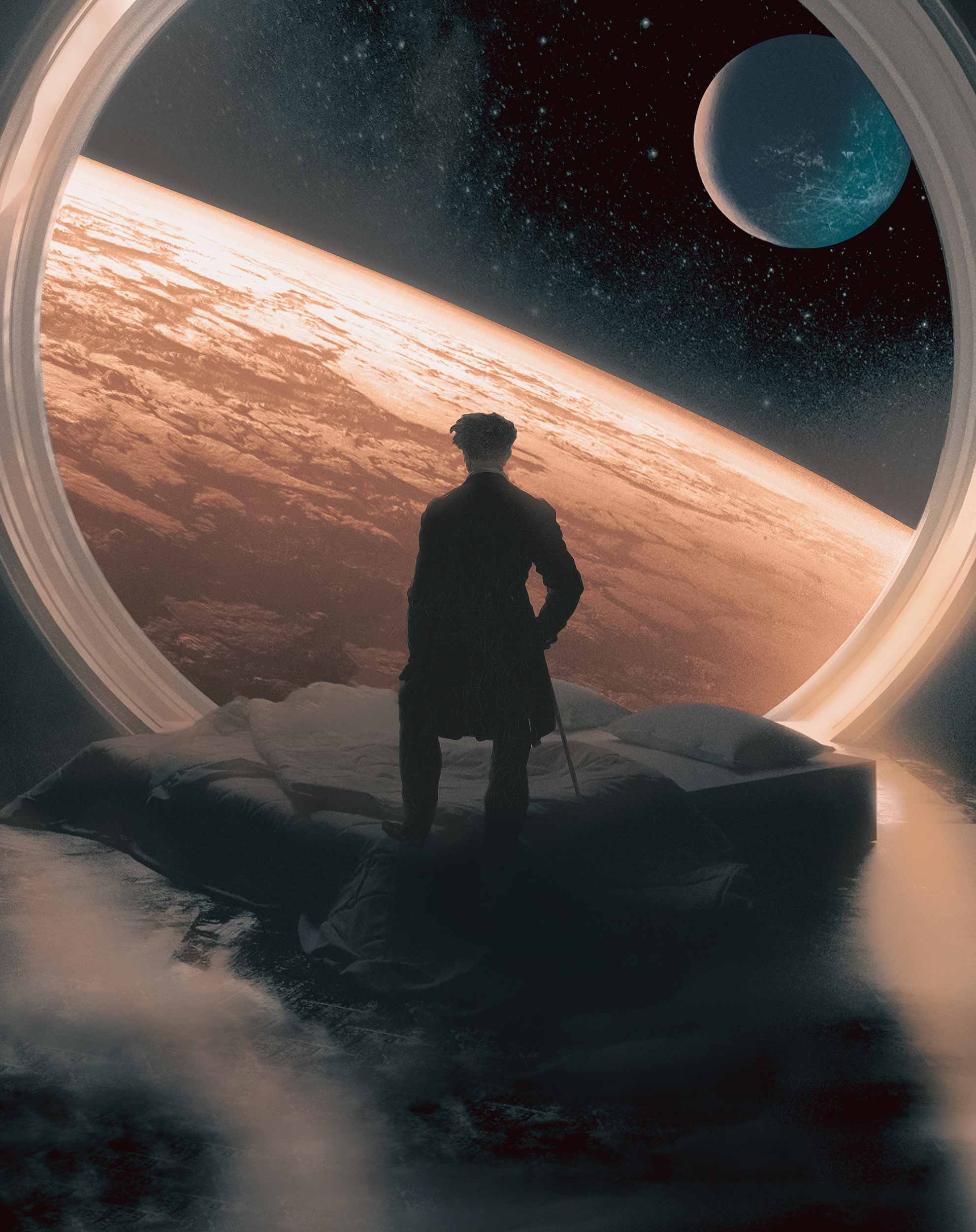 Der Wanderer über dem Nebelmeer (Illustrationen)